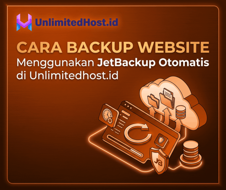 cara backup website